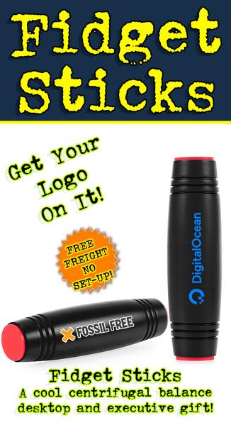 put your logo on a mokuru fidget stick today