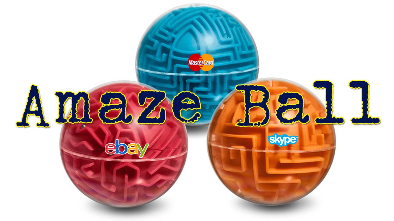 Amaze Ball! Maze Puzzle Ball. Get Your Logo On It! Promo Motive. We