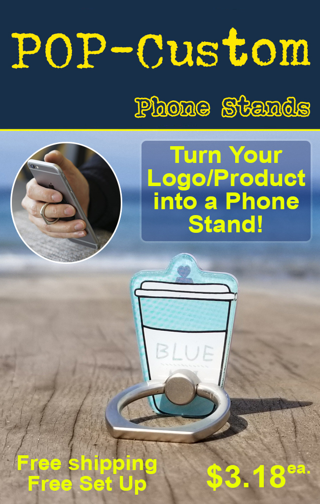 end user custom shaped phone stand