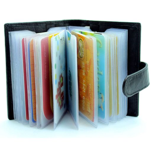 Accordion Leather wallets and credit card holder LP-1431
