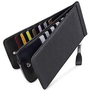 Black Leather wallets and credit card holder LP-1419