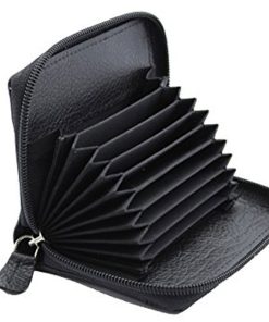 Black Leather wallets and credit card holder LP-1423