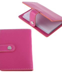 Pink Leather wallets and credit card holder LP-1416