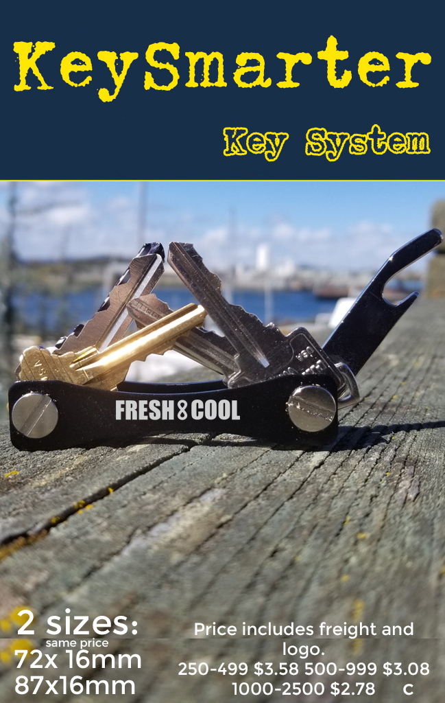 keysmart smart key system for keys. Promotional Product, b2b and tradeshow giveaway and marketing swag.