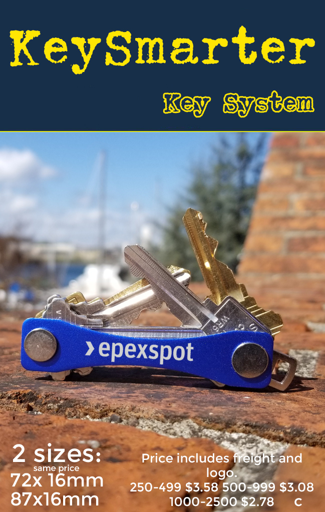 keysmart smart key system for keys. Promotional Product, b2b and tradeshow giveaway and marketing swag.