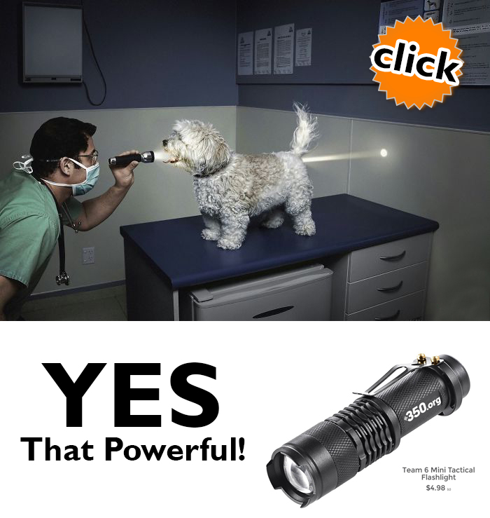 tactical flashlight for promotional product