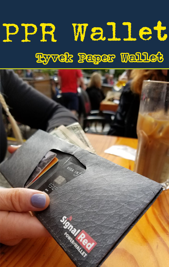 paper wallet tyvek for promo and b2b