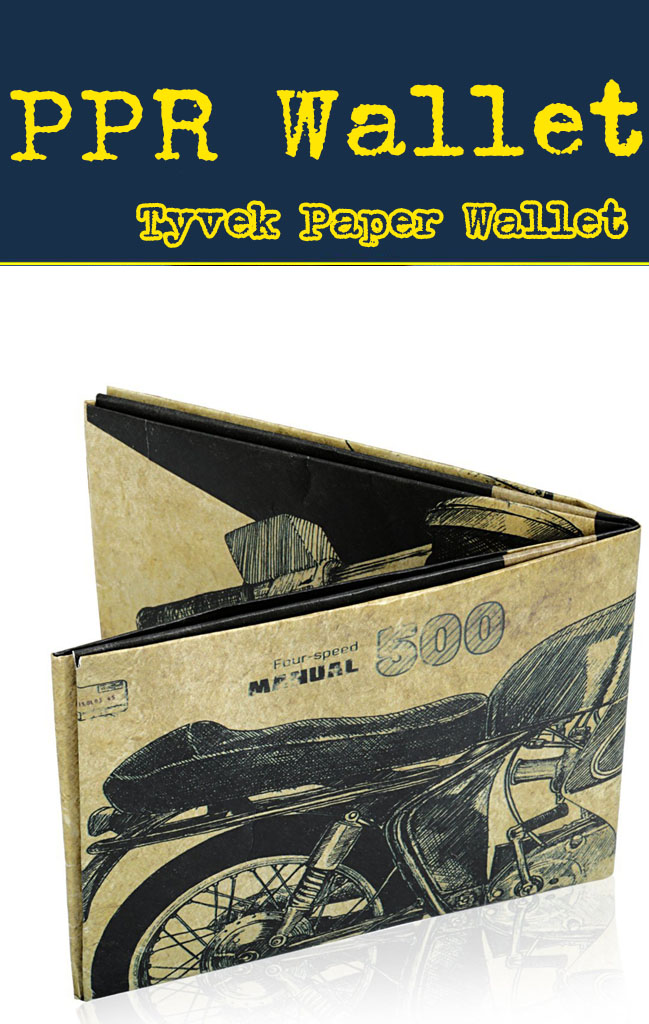 paper wallet tyvek for promo