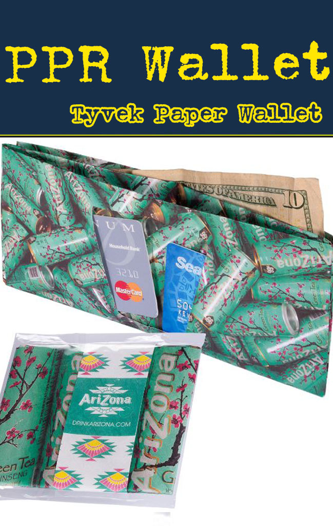 paper wallet tyvek for promotional product