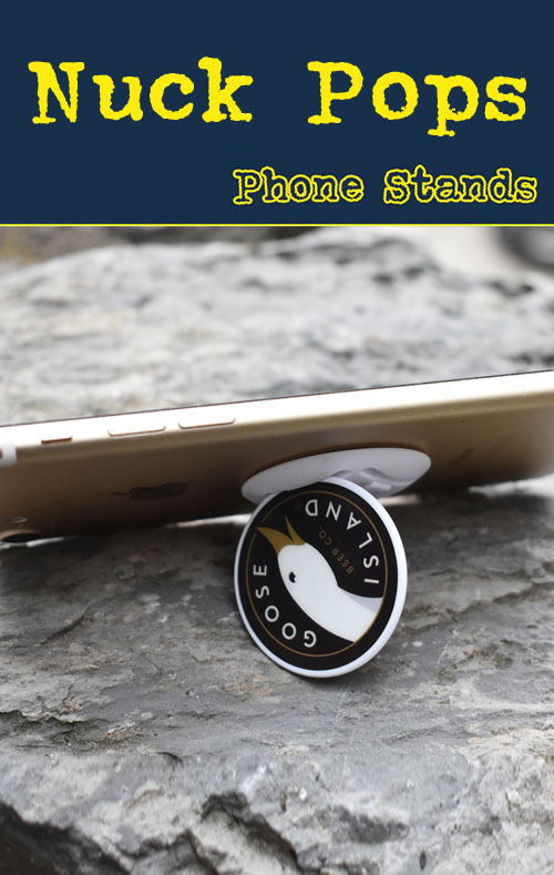 The nuckee is a great way to show your logo on a pop phone stand. Wholesale, bulk.