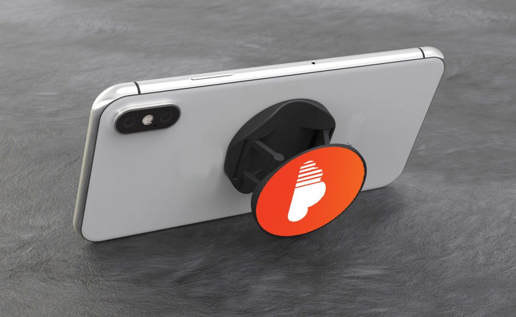 pop gripper promotional phone holder