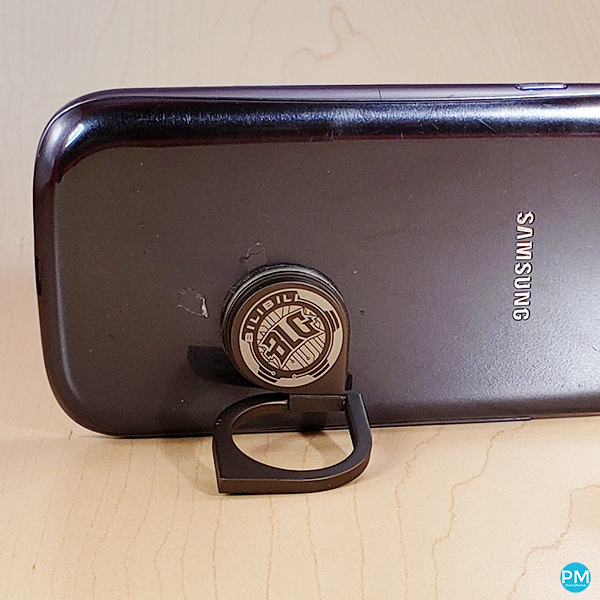 get your logo on inexpensive phone socket pop stands