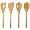 Bamboo eco friendly reusable promotional cooking utensils giveaways for marketing