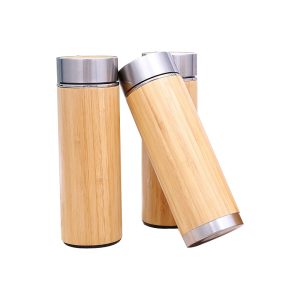 Bamboo eco friendly thermal beverage container BS1