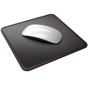 Black Leather computer mouse pads LP-2345