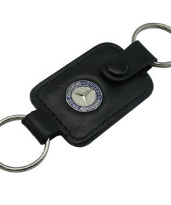 Black Leather key chains LP-1709