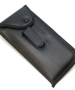Black Leather sunglass pouch LP-2303