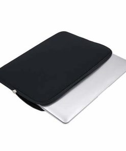 Black neoprene laptop bag 3