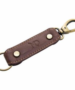 Brown Leather key chains LP-1717