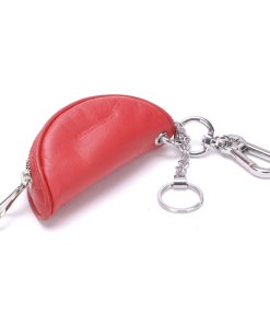 Change Purse Red Leather key chains LP-1748