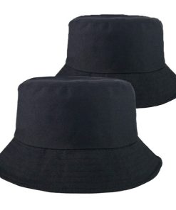 Custom bespoke promotional bucket hat black 145 z3