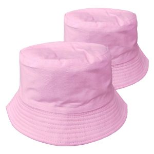 Custom bespoke promotional bucket hat pink color 145 z12