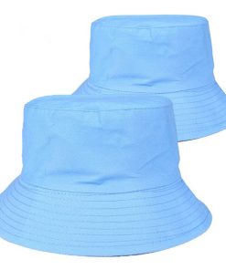 Custom bespoke promotional bucket hat sky blue 145 z8