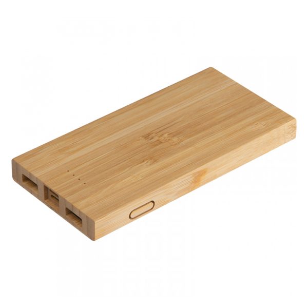 Promotional power bank eco friendly bamboo