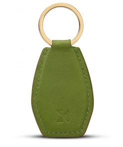 Green Leather key chains LP-1725