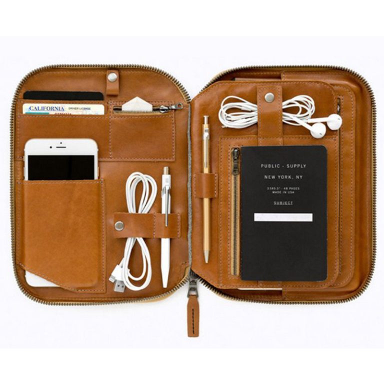 Custom Leather Tech Cases Promo Motive Branded Merchandise Supplier