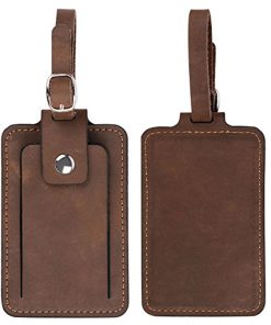 Leather luggage tags LP-1604