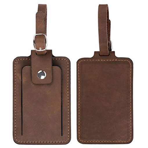 Leather luggage tags LP-1604
