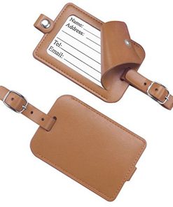 Leather luggage tags LP-1610