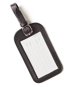 Leather luggage tags LP-1613