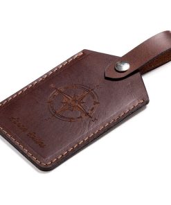 Leather luggage tags LP-1624