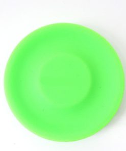 Neon Green zip chip mini frisbee