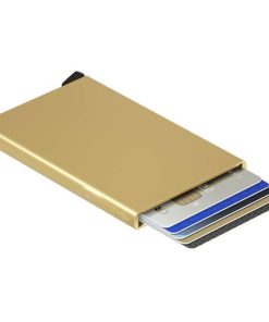 RFID blocking credit card holder and wallet secrid Gold
