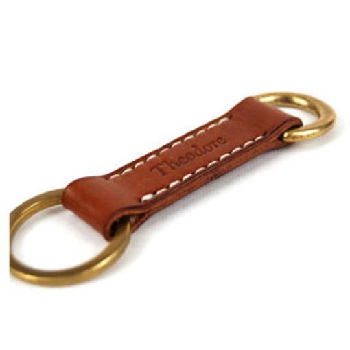Red Leather key chains LP-1718