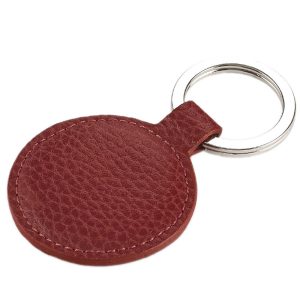 Round Leather key chains LP-1722