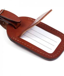 Red Leather luggage tags LP-1620