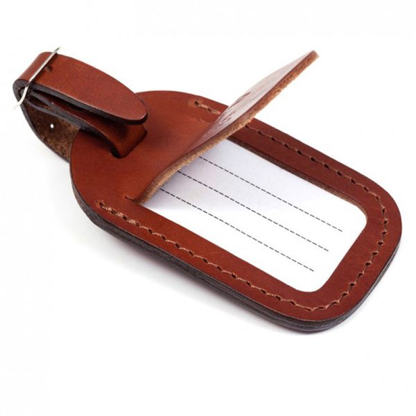 Red Leather luggage tags LP-1620