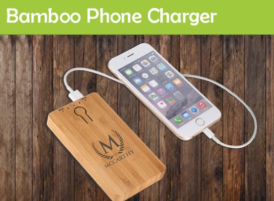 bamboo phone charger flyer