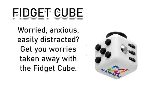 fidget cube anti-anxiety toy flyer