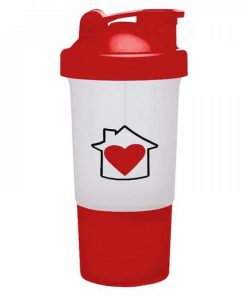 F 2 tone color blender bottle protein shaker bottle for business logo