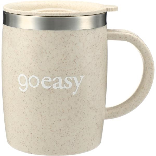 Wheat straw thermal coffee cup