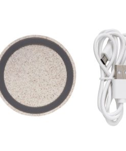 Wheat straw wireless charger for phone