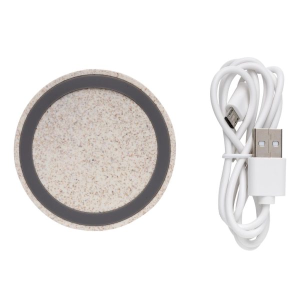 Wheat straw wireless charger for phone