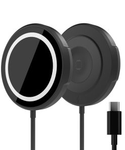 black and white wireless phone charger q charger