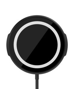 black and white wireless phone charger q charger for branding