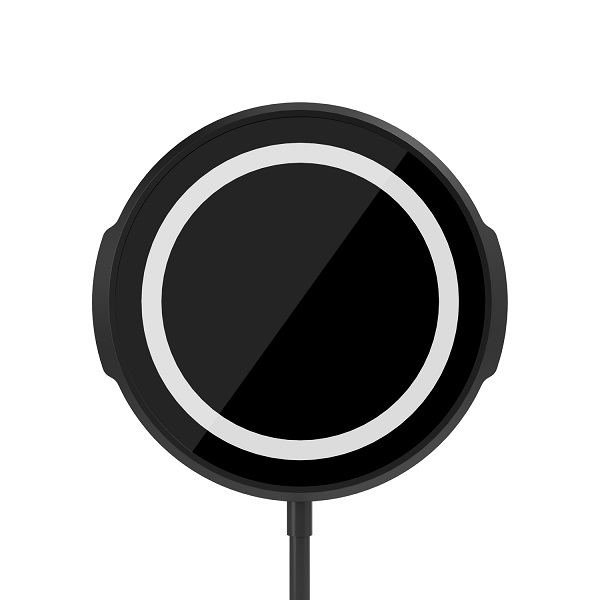 black and white wireless phone charger q charger for branding